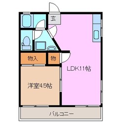 桜ヶ丘マンションの物件間取画像